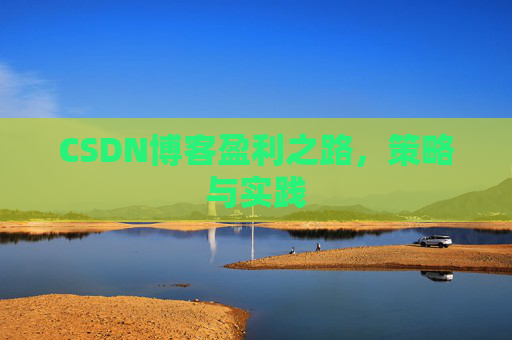 CSDN博客盈利之路，策略与实践